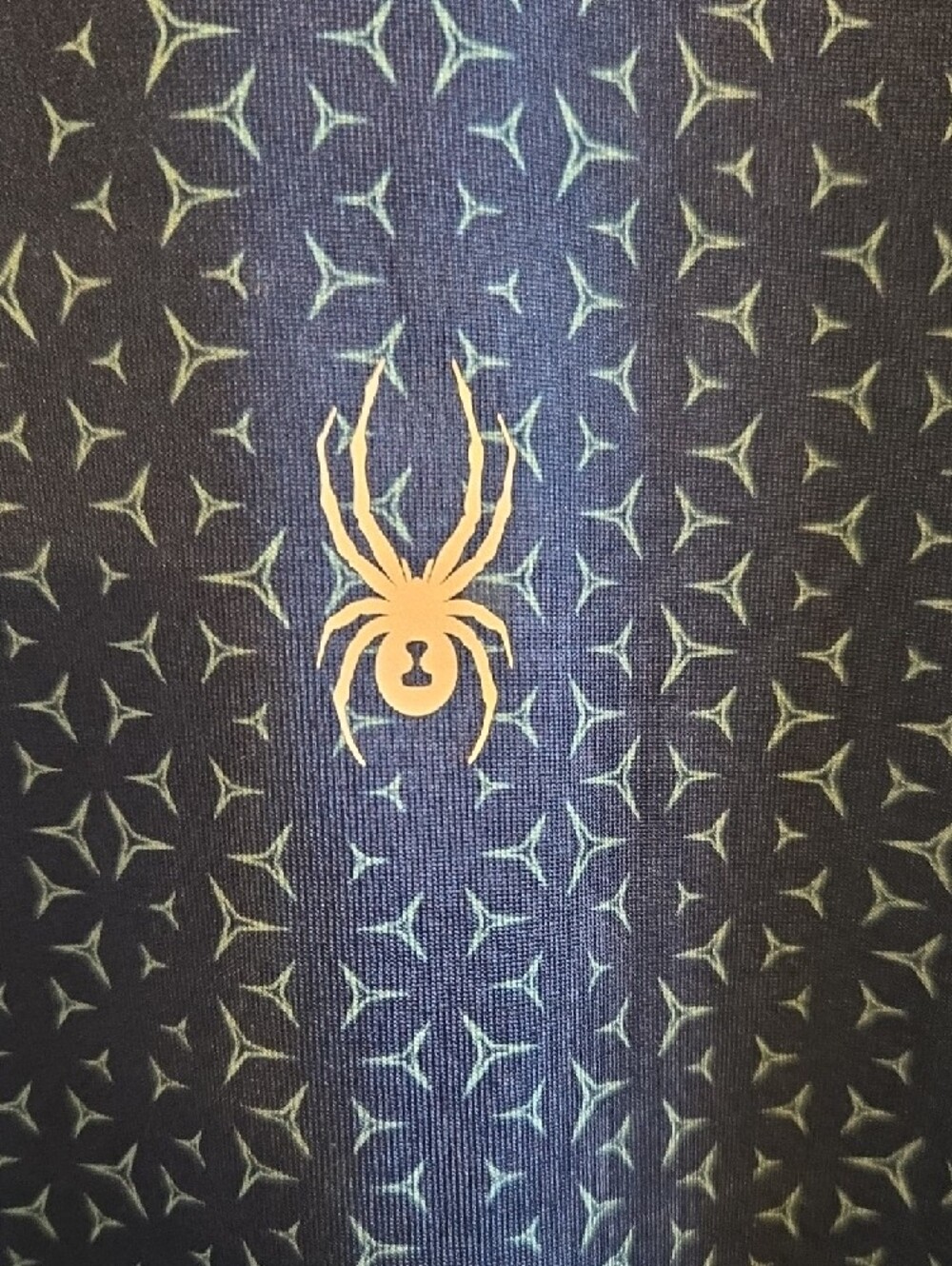 Spyder Men’s Navy Performance Tee with Subtle Pattern - XL - Picture 5 of 16
